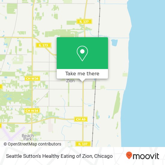 Seattle Sutton's Healthy Eating of Zion, 2730 Sheridan Rd Zion, IL 60099 map