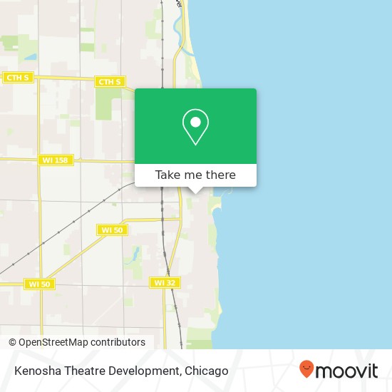 Mapa de Kenosha Theatre Development