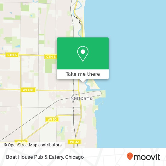 Boat House Pub & Eatery, 4917 7th Ave Kenosha, WI 53140 map