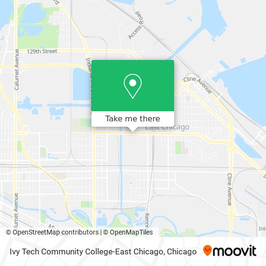 Ivy Tech Community College-East Chicago map