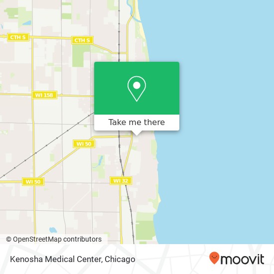 Kenosha Medical Center map