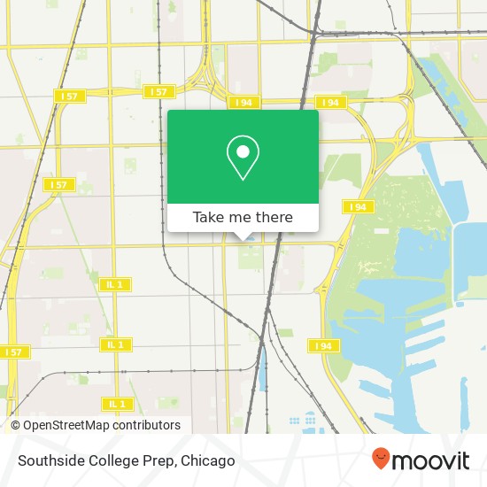 Southside College Prep map