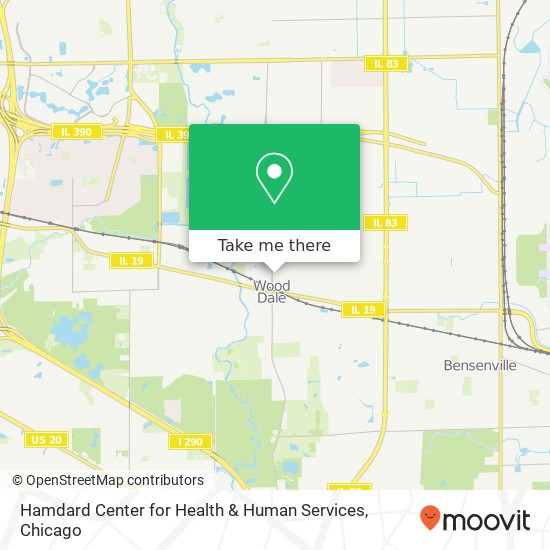 Mapa de Hamdard Center for Health & Human Services