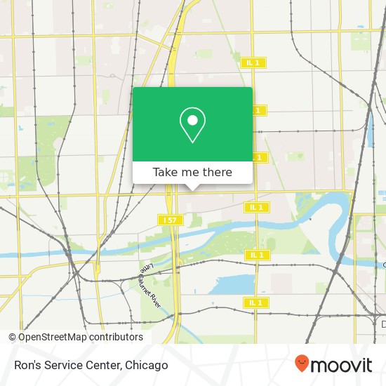 Ron's Service Center map