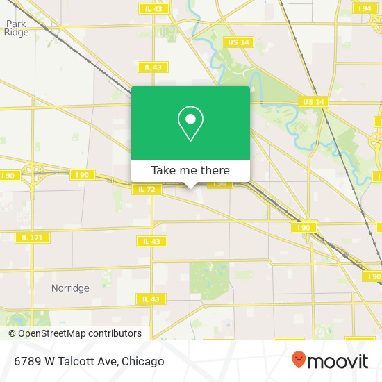 6789 W Talcott Ave map