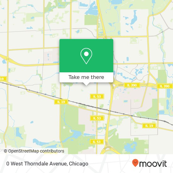 Mapa de 0 West Thorndale Avenue