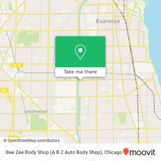 Bee Zee Body Shop (A B Z Auto Body Shop) map