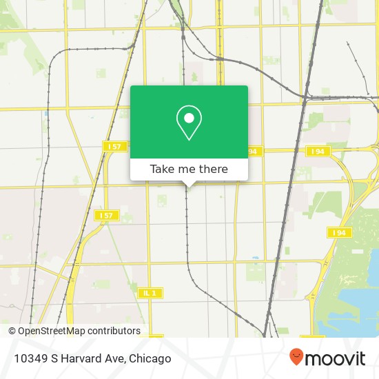 10349 S Harvard Ave map