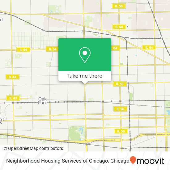 Mapa de Neighborhood Housing Services of Chicago