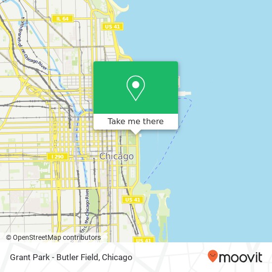 Grant Park - Butler Field map