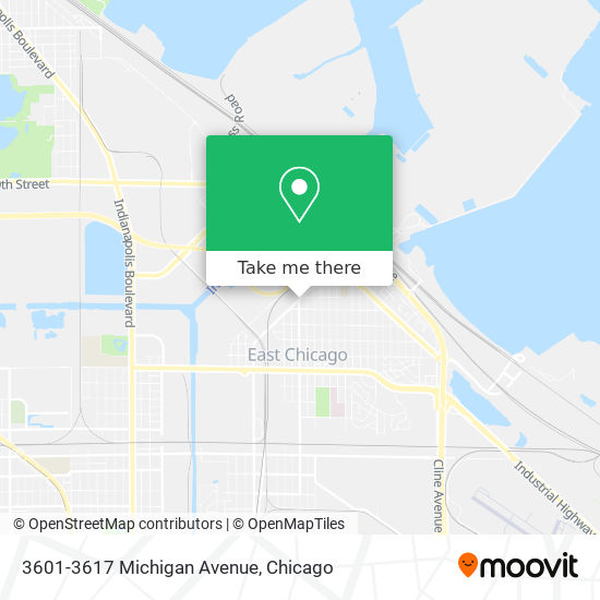 3601-3617 Michigan Avenue map