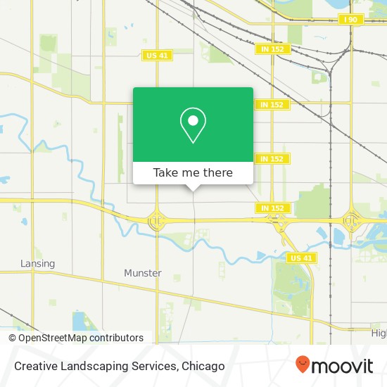 Creative Landscaping Services map