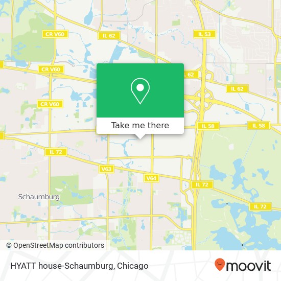 HYATT house-Schaumburg map
