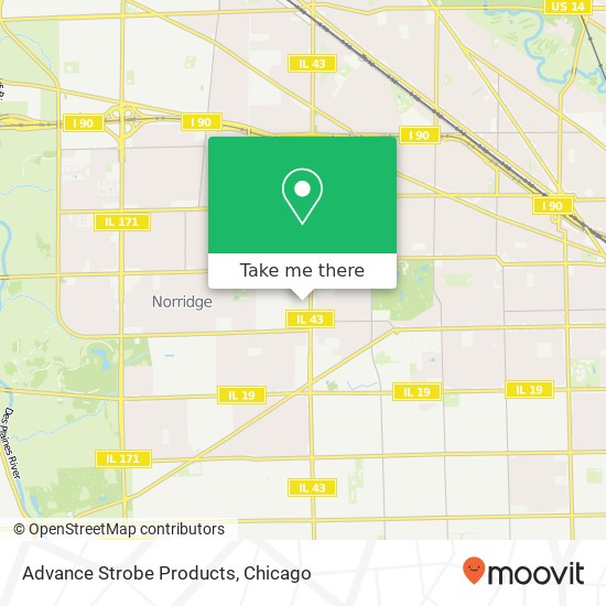 Mapa de Advance Strobe Products