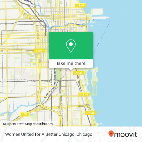 Women United for A Better Chicago map
