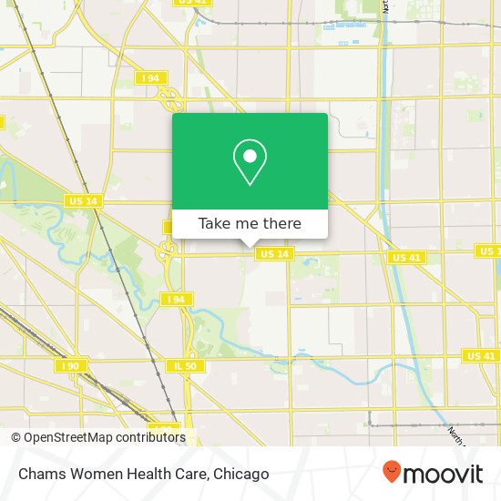 Chams Women Health Care map