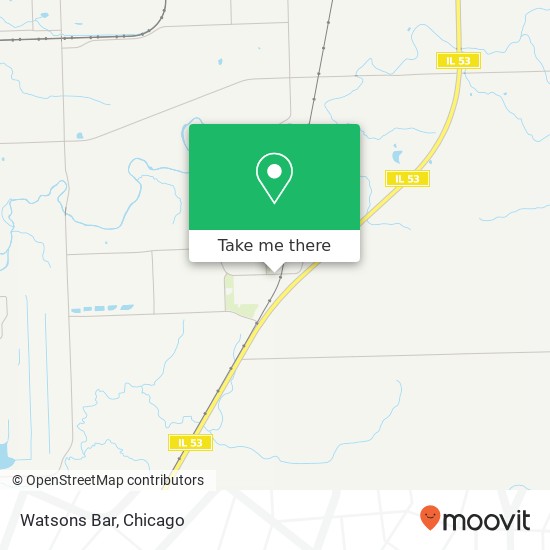 Mapa de Watsons Bar