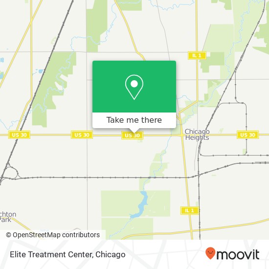 Elite Treatment Center map
