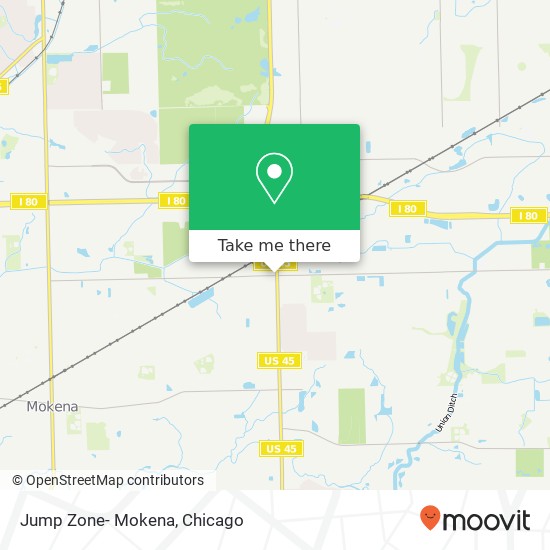 Jump Zone- Mokena map