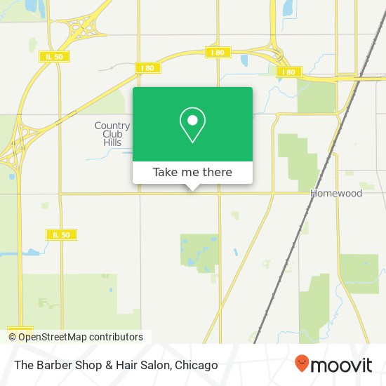 The Barber Shop & Hair Salon map