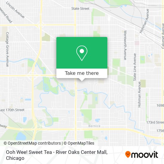 Mapa de Ooh Wee! Sweet Tea - River Oaks Center Mall