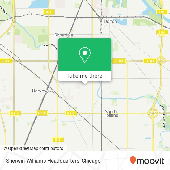 Sherwin-Williams Headquarters map