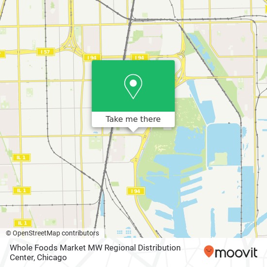 Whole Foods Market MW Regional Distribution Center map