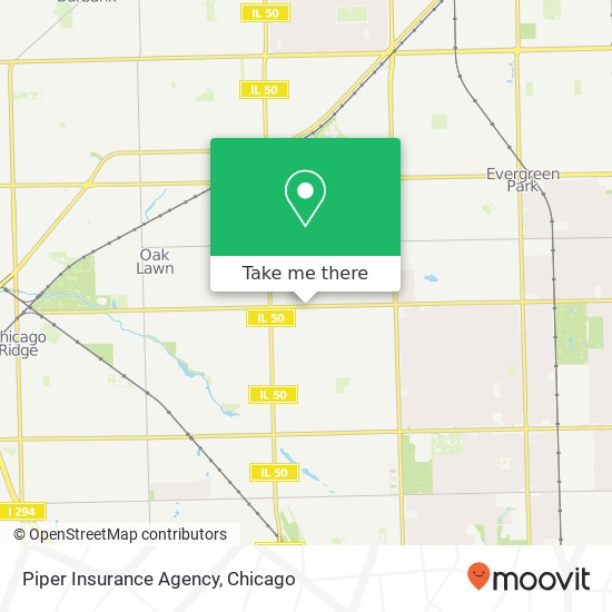 Mapa de Piper Insurance Agency