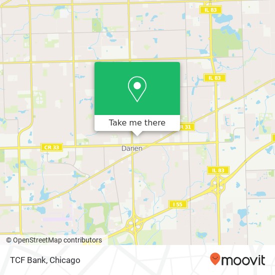 TCF Bank map