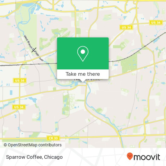 Sparrow Coffee map