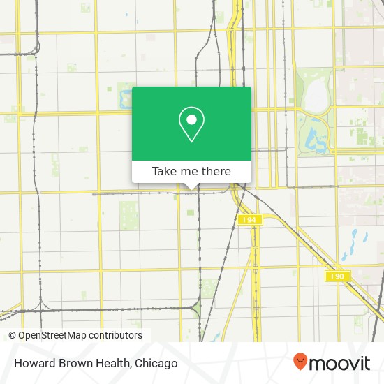 Howard Brown Health map