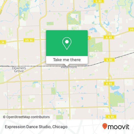 Expression Dance Studio map