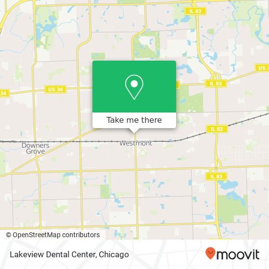 Mapa de Lakeview Dental Center