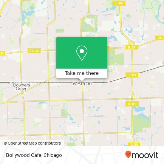 Bollywood Cafe map