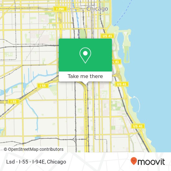 Lsd - I-55 - I-94E map