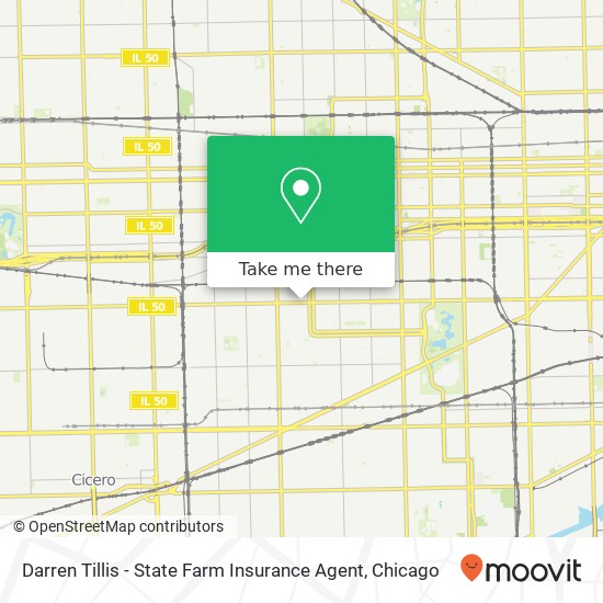 Darren Tillis - State Farm Insurance Agent map