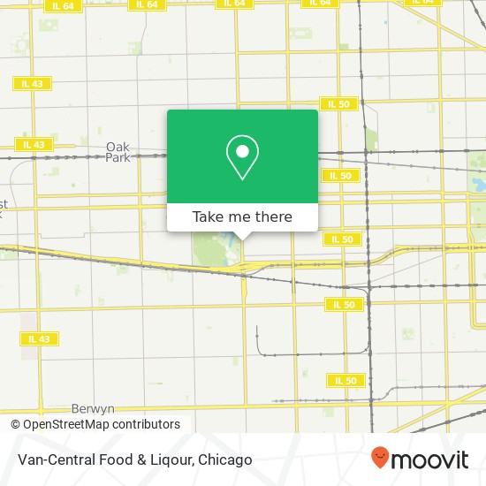 Mapa de Van-Central Food & Liqour