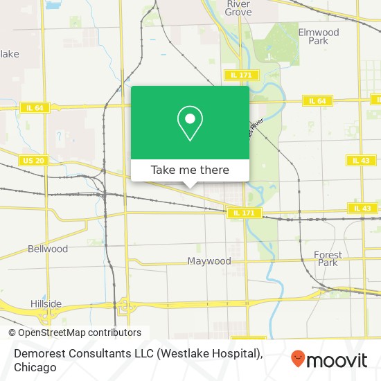 Mapa de Demorest Consultants LLC (Westlake Hospital)