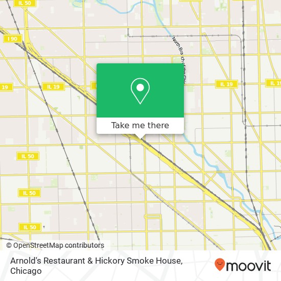 Mapa de Arnold's Restaurant & Hickory Smoke House