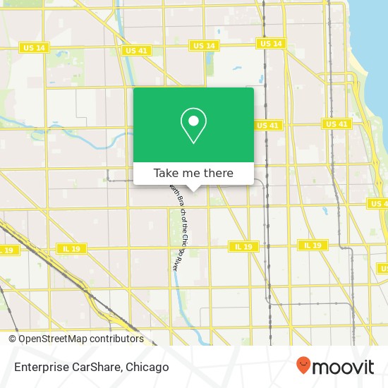 Enterprise CarShare map