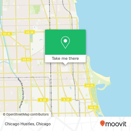 Chicago Hustles map