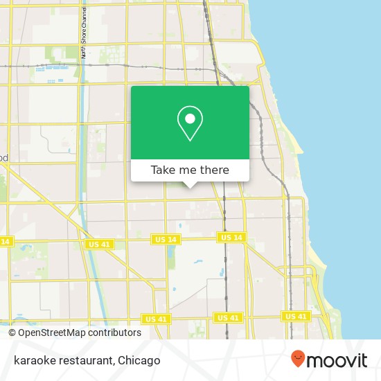 karaoke restaurant map