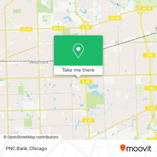 PNC Bank map