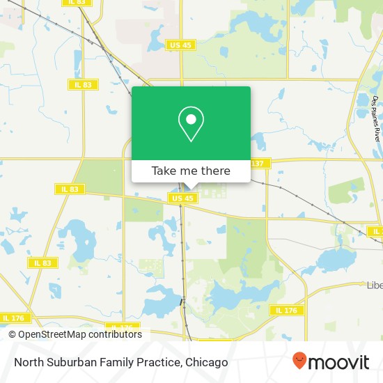 Mapa de North Suburban Family Practice