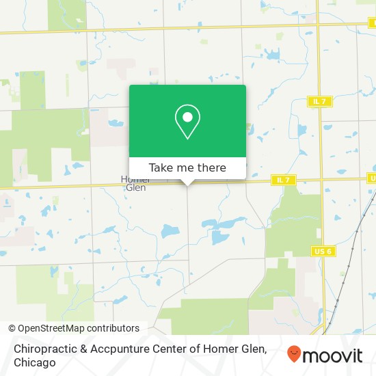 Chiropractic & Accpunture Center of Homer Glen map