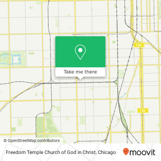 Freedom Temple Church of God in Christ map