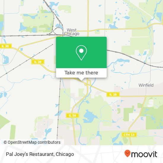 Pal Joey's Restaurant map
