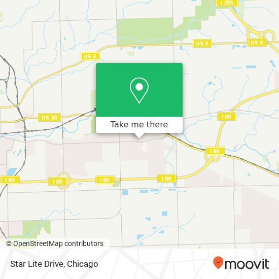 Star Lite Drive map