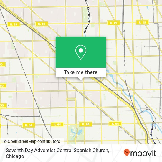 Seventh Day Adventist Central Spanish Church map