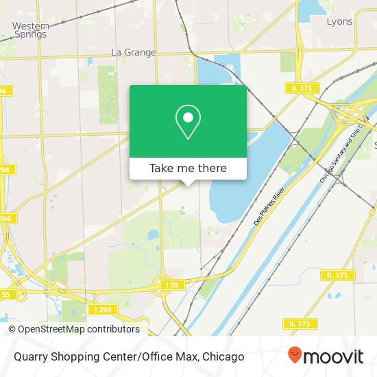 Quarry Shopping Center / Office Max map